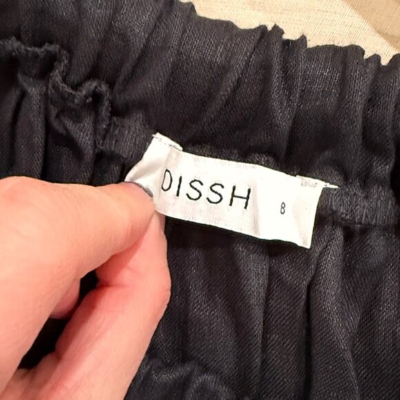 DISSH Black Linen Maxi Skirt - Picture 7 of 7